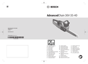 Bosch AdvancedChain 36V-35-40 Notice Originale
