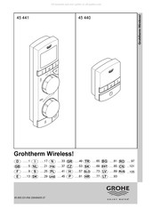 Grohe Grohtherm Wireless! 45 440 Mode D'emploi