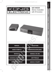 König Electronic SAT-MOD5 Mode D'emploi