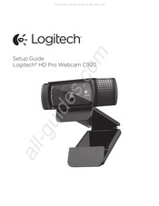 Logitech HD Pro Webcam C920 Guide D'utilisation