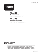 Toro Ultra 225 Mode D'emploi
