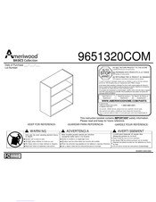 Ameriwood 9651320COM Instructions De Montage