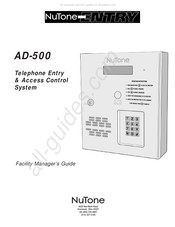 NuTone AD-500 Guide D'utilisation