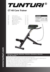 Tunturi CT 40 Core Trainer Manuel De L'utilisateur