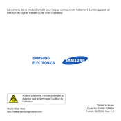 Samsung OMNIA PRO B7610 Mode D'emploi