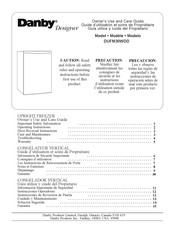 Danby Designer DUFM30WDD Guide D'utilisation Et Soins De Propriètaire