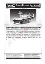 REVELL Ocean Exploration Vessel Mode D'emploi