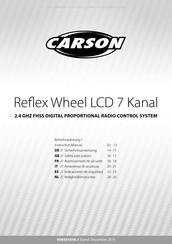 Carson Reflex Wheel LCD 7 Kanal Manuel D'instructions
