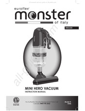 Euroflex monster MINI HERO VACUUM H056 Manuel D'instructions