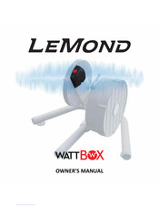 LeMond WattBox Manuel Du Propriétaire