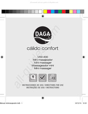 Daga calido confort MM-400 Manuel D'instructions