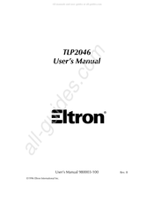 Eltron TLP2046 Mode D'emploi