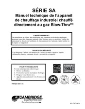 Cambridge Engineering Blow-Thru SA250 Manuel Technique