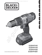 Black & Decker EGBHP146 Mode D'emploi