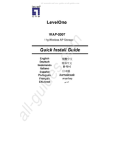 LevelOne WAP-0007 Guide D'installation Rapide