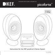 KEF picoforte 3 Manuel D'instructions