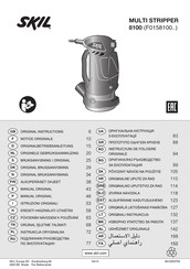 Skil 8100 Notice Originale