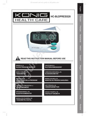 König Health Care HC-BLDPRESS20 Mode D'emploi