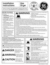 GE GTDL740EDWW Instructions D'utilisation