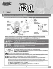 HPI Racing POWERFUL G3.0 Manuel D'instructions