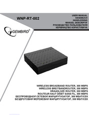 Gembird WNP-RT-002 Manuel