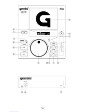 Gemini CDJ-1100 Mode D'emploi