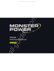 Monster Power PRO 600 Manuel Du Propriétaire