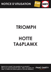 Triomph TA9PLABOX Instructions D'utilisation