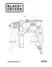 Black & Decker KR750 Traduction Des Instructions D'origine