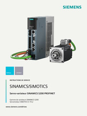 Siemens SINAMICS S200 Série Instructions De Service