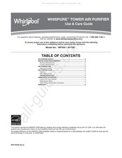 Whirlpool WHISPURE WPT60 Guide D'utilisation Et D'entretien