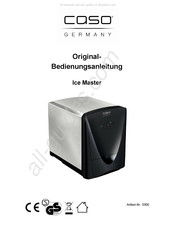 Caso Germany Ice Master Mode D'emploi