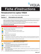 Viqua PRO24-186 Fiche D'instructions