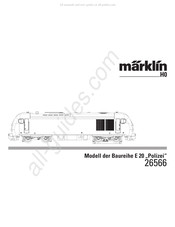 marklin 26566 Mode D'emploi