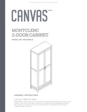 Canvas MONTCLERC 168-0008-6 Instructions De Montage