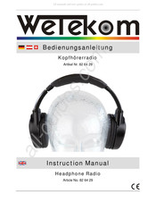 Wetekom 82 64 29 Manuel D'instructions