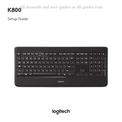 Logitech K800 Guide De Démarrage