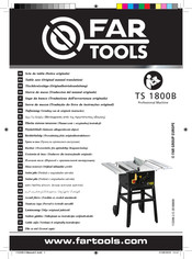 Far Tools TS 1800B Notice Originale