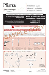 Pfister Breckenridge BTB-BC3X Guide D'installation