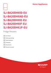 Sharp SJ-BA20DHXAD-EU Guide D'utilisation
