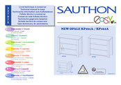 Sauthon Easy NEW OPALE KP161A Instructions De Montage