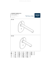 Grohe EUROSMART COSMOPOLITAN E 36 334 Instructions D'installation