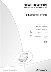 Toyota PZ455-J0310-00 Manuel D'installation