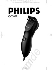 Philips QC5002 Mode D'emploi