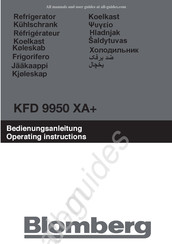 Blomberg KFD 9950 XA+ Manuel D'instructions
