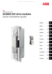 ABB ACS880-04F Guide D'installation Rapide
