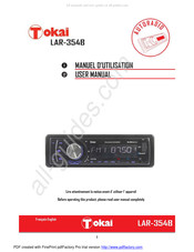 Tokai LAR-354B Manuel D'utilisation