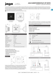 Jaga JRT-100TW Manuel D'installation Et D'utilisation