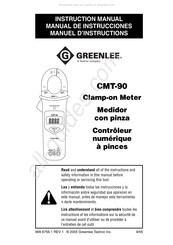 Greenlee CMT-90 Manuel D'instructions