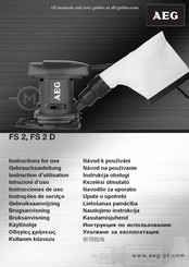 AEG FS 2 Instructions D'utilisation